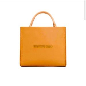 Brandon Blackwood ESR Mini Tote - Tan - Satin